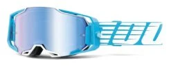 100% Armega Goggles - Mirrored Lens -Motorcycle Accessories Store 100 armega goggles complex mirror blue 2