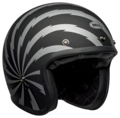 Bell Helmets Bell Custom 500 Vertigo Helmet (SM) -Motorcycle Accessories Store bell custom500 vertigo helmet matte black silver 2