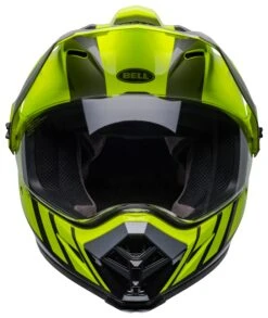 Bell Helmets Bell MX-9 Adventure Mips Dash Helmet -Motorcycle Accessories Store bell helmets mx9 adv mi dash hi viz yellow grey 1