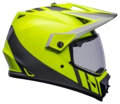 Bell Helmets Bell MX-9 Adventure Mips Dash Helmet -Motorcycle Accessories Store bell helmets mx9 adv mi dash hi viz yellow grey 3