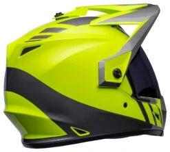 Bell Helmets Bell MX-9 Adventure Mips Dash Helmet -Motorcycle Accessories Store bell helmets mx9 adv mi dash hi viz yellow grey 4