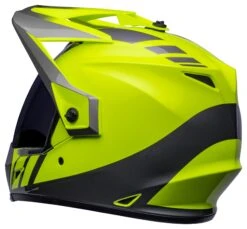Bell Helmets Bell MX-9 Adventure Mips Dash Helmet -Motorcycle Accessories Store bell helmets mx9 adv mi dash hi viz yellow grey 6
