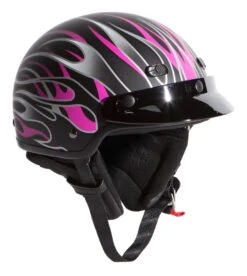 BILT Phoenix Women's Helmet -Motorcycle Accessories Store bilt phoenix womens helmet matte black pink 2