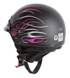 BILT Phoenix Women's Helmet -Motorcycle Accessories Store bilt phoenix womens helmet matte black pink 3