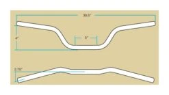 Biltwell Tracker High 1" Handlebars -Motorcycle Accessories Store biltwell high tracker1 handlebars 2