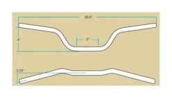 Biltwell Tracker High 1" Handlebars -Motorcycle Accessories Store biltwell tracker high1 tbw handlebars 8