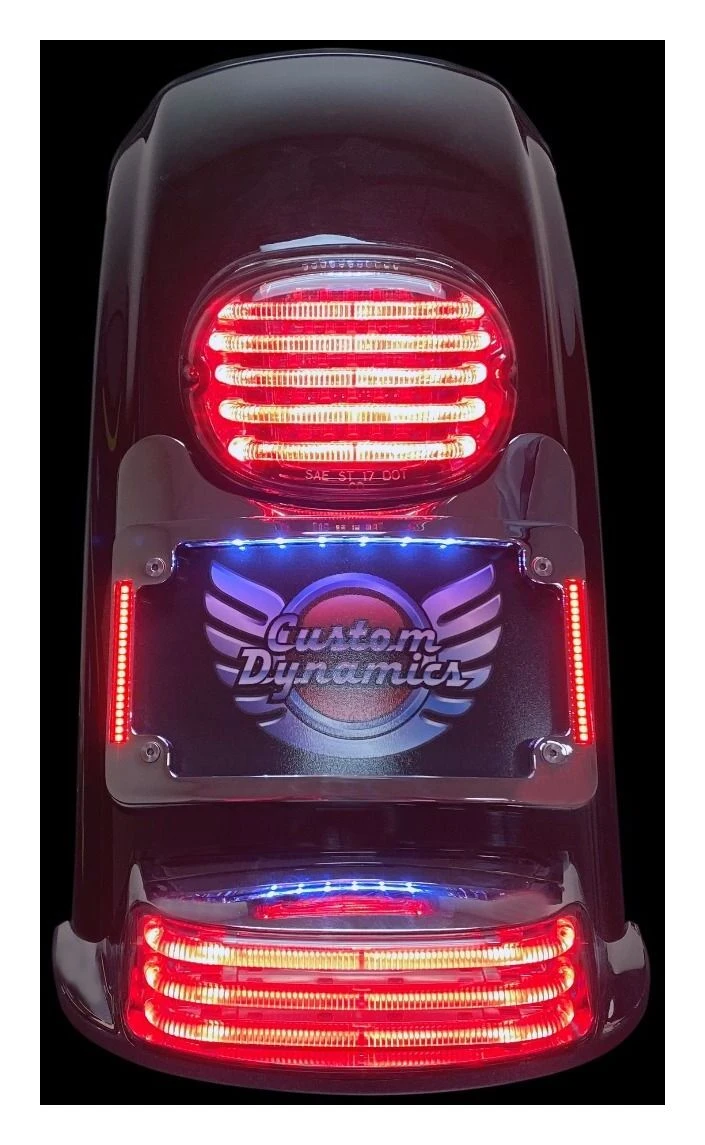 Custom Dynamics Turn Signal Eliminator License Plate Mount For Harley Touring 1997-2023 6 Custom Dynamics Turn Signal Eliminator License Plate Mount For Harley Touring 1997-2023 - Image 6