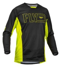 Fly Racing Kinetic Mesh Jersey -Motorcycle Accessories Store fly racing dirt kinetic mesh jersey hi viz black