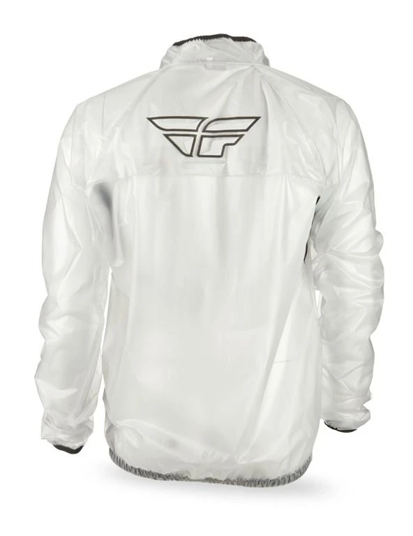 Fly Racing Clear Rain Jacket 2 Fly Racing Clear Rain Jacket - Image 2