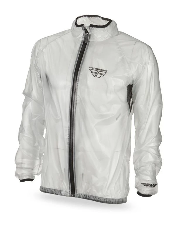 Fly Racing Clear Rain Jacket 1 Fly Racing Clear Rain Jacket
