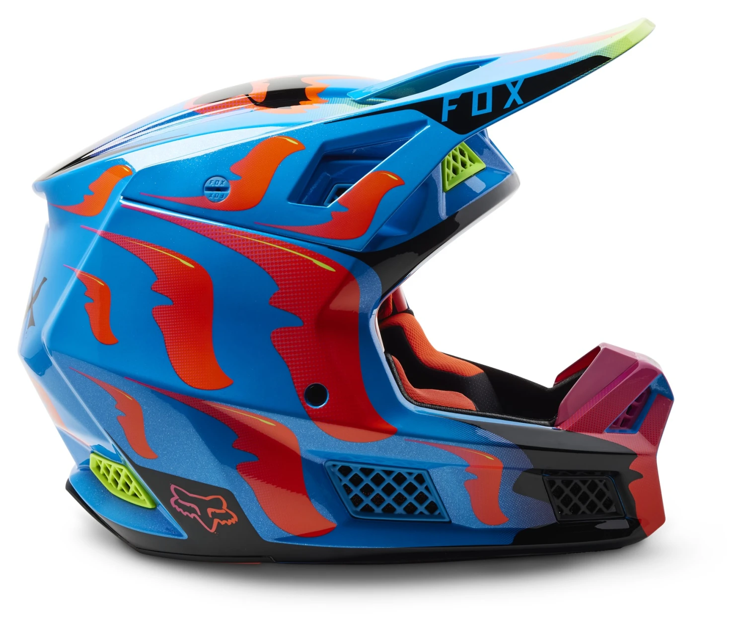Fox Racing V3 RS Eyeris Helmet 2 Fox Racing V3 RS Eyeris Helmet - Image 2