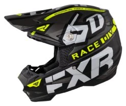FXR 6D ATR-2 Race Division Helmet 31 FXR 6D ATR-2 Race Division Helmet -Motorcycle Accessories Store fxr6 datr2 race division helmet black grey hi viz yellow 1