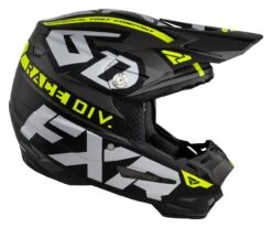 FXR 6D ATR-2 Race Division Helmet 33 FXR 6D ATR-2 Race Division Helmet -Motorcycle Accessories Store fxr6 datr2 race division helmet black grey hi viz yellow 3