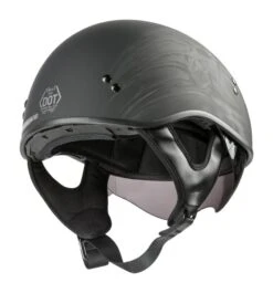 GMax HH65 Ritual Naked Helmet -Motorcycle Accessories Store g max hh65 naked devotion helmet matte black silver 3