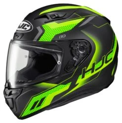HJC I10 Robust Helmet 11 HJC I10 Robust Helmet -Motorcycle Accessories Store hj ci10 robust helmet black green