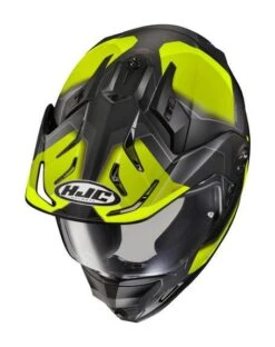 HJC DS-X1 Synergy Helmet 8 HJC DS-X1 Synergy Helmet -Motorcycle Accessories Store hjcdsx1 synergy helmet black hi viz 2