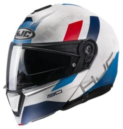 HJC I90 Syrex Helmet 7 HJC I90 Syrex Helmet -Motorcycle Accessories Store hjci90 syrex helmet white blue red