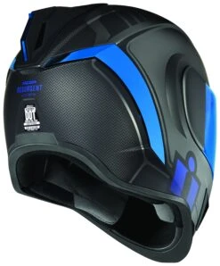 Icon Airform Resurgent Helmet -Motorcycle Accessories Store icon airform resurgent helmet blue 2