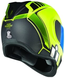 Icon Airform Resurgent Helmet -Motorcycle Accessories Store icon airform resurgent helmet hi viz 2