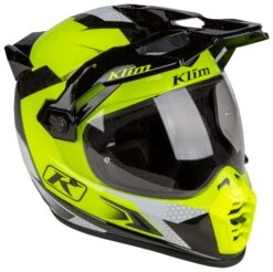 Klim Krios Pro Charger Helmet -Motorcycle Accessories Store klim krios pro charger helmet hi viz 2