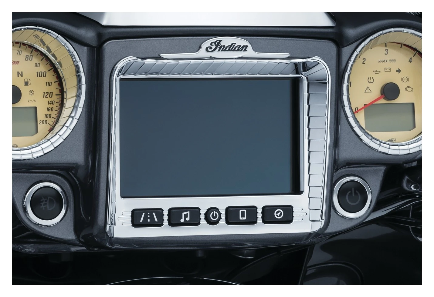 Kuryakyn Aztec Stereo Accent For Indian 2017-2019 6 Kuryakyn Aztec Stereo Accent For Indian 2017-2019 - Image 6