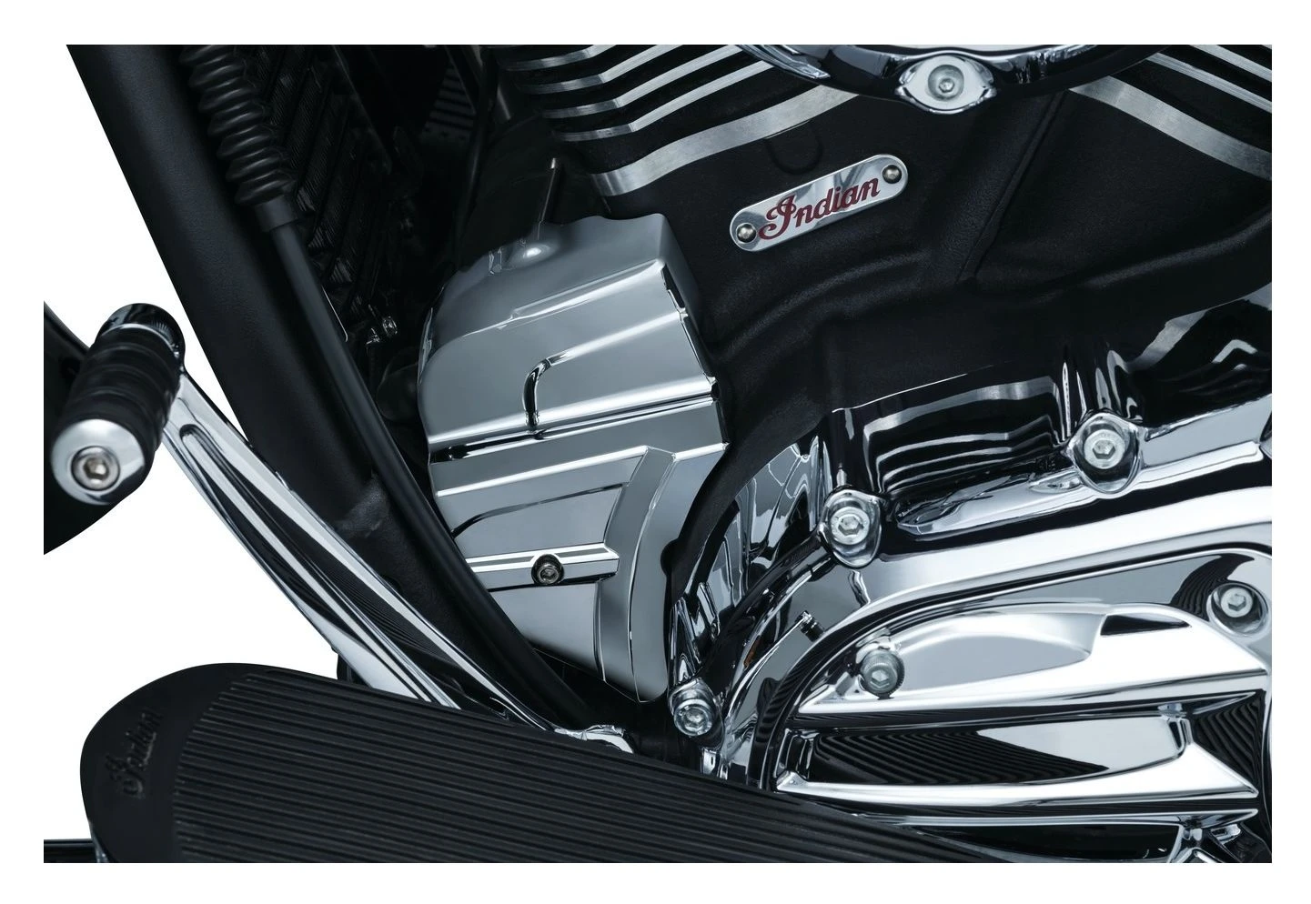 Kuryakyn Starter End Cover For Indian 2014-2023 2 Kuryakyn Starter End Cover For Indian 2014-2023 - Image 2