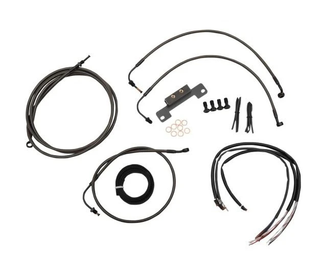 LA Choppers Plug And Play Handlebar Cable Brake Line And Wire Kit For Harley Touring W/ABS 2021-2023 - Image 3