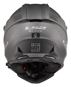 LS2 Blaze Helmet -Motorcycle Accessories Store ls2 blaze helmet matte titanium 2