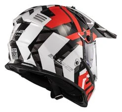 LS2 Blaze Xtreme Helmet -Motorcycle Accessories Store ls2 blaze xtreme helmet red black white 2