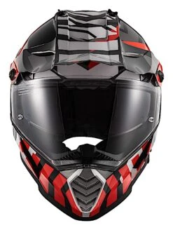 LS2 Blaze Xtreme Helmet -Motorcycle Accessories Store ls2 blaze xtreme helmet red black white 4