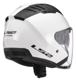 LS2 Copter Helmet - Solid -Motorcycle Accessories Store ls2 copter helmet solid white 4