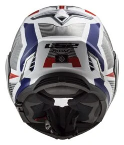 LS2 Valiant II Revo Helmet Red/White/Blue / LG [Open Box] -Motorcycle Accessories Store ls2 valiant ii revo helmet red white blue lg open box red white blue 3