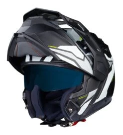 Nexx X Vilijord Carbon Light Nomad Helmet Black/White / LG [Open Box] -Motorcycle Accessories Store nexx x vilijord carbon light nomad helmet black white lg open box black white 2