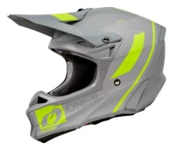O'Neal 10 Series Hyperlite Flow Helmet -Motorcycle Accessories Store o neal10 series hyperlite flow helmet grey hi viz yellow