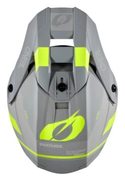 O'Neal 10 Series Hyperlite Flow Helmet -Motorcycle Accessories Store o neal10 series hyperlite flow helmet grey hi viz yellow 3