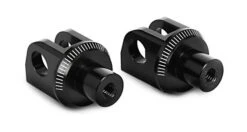 Puig Passenger Footpeg Mounts KTM 390 Duke 2017-2018 Black [Open Box]