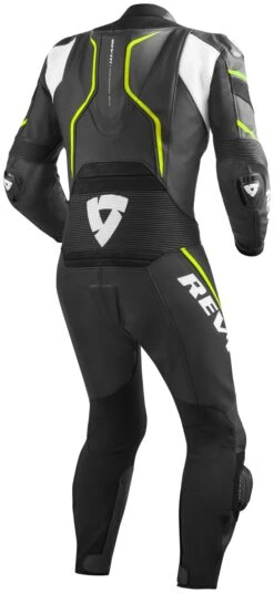 REV'IT! Vertex Pro Race Suit -Motorcycle Accessories Store revit one piece vertex pro bw black fluo yellow 1