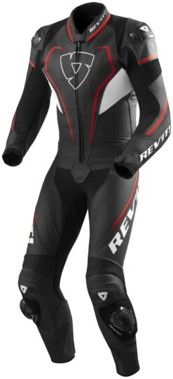 REV'IT! Vertex Pro Race Suit -Motorcycle Accessories Store revit one piece vertex pro bw black red