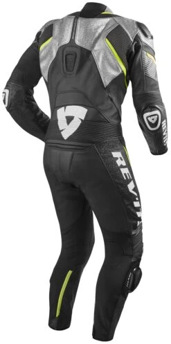 REV'IT! Spitfire Race Suit -Motorcycle Accessories Store revit spitfire race suit silver neon yellow 1