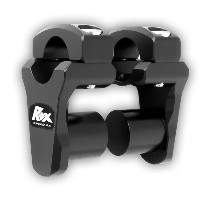 Rox Low Pro 1 3/4" Pivot Risers Black Anodized [Open Box] - Image 2