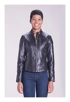 Schott 21141W Lambskin Cafe Women's Jacket -Motorcycle Accessories Store schott21141 w lambskin cafe womens jacket 3