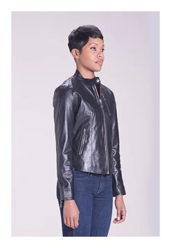 Schott 21141W Lambskin Cafe Women's Jacket -Motorcycle Accessories Store schott21141 w lambskin cafe womens jacket 4